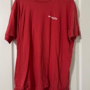 Columbia Men's Vibrant Red Short Sleeve Tee